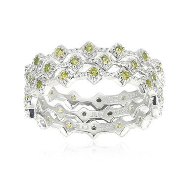 Anello in argento con Peridoto