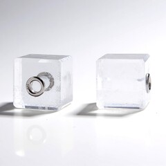 Ciondolo in argento con Quarzo Bianco