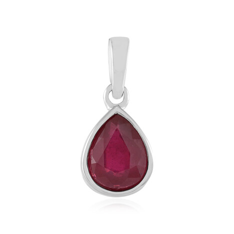 Bemainty Ruby Silver Pendant