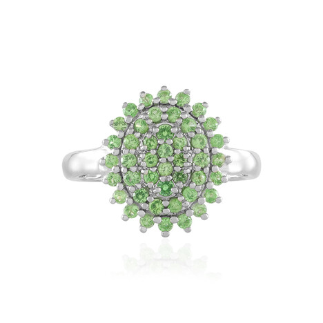 Kenianischer Tsavorit-Silberring