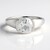 Anello in argento con Topazio Bianco