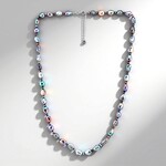 Collana in argento con Perla Mistica d'Acqua Dolce (TPC)