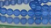 Zilveren halsketting met Blauwe agaten
