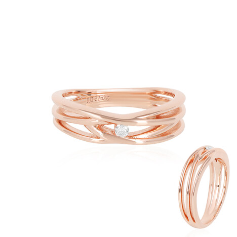 SI2 (J) Brillant-Silberring