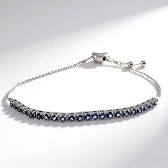 Bracciale in oro con Topazio Blu Londra