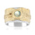Zilveren ring met een witte maansteen (Jones Lee)