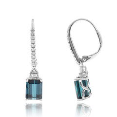 Boucles d'oreilles en or et Indicolite (AMAYANI)