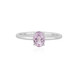 Anello in argento con Kunzite