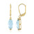 Sky Blue Topaz Silver Earrings (KM by Juwelo)