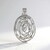 Ciondolo in argento con Zircone (Ornaments by de Melo)