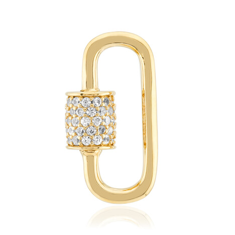 Zilveren hanger met zirkonen