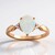 Anello in oro con Opale di Welo AAA
