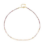 Collier en argent et Spinelle