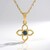 Collana in argento con Diamante Blu I2