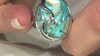 Anillo en plata con Turquesa mosaico