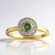Anello in oro con Demantoide del Madagascar (John Ferry)