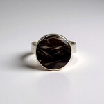 Anello in argento con Agata Prairie