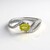 Anello in argento con Sfene