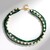 Collana in argento con Malachite (Riya)