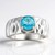 Anello in argento con Apatite Blu (de Melo Essence)