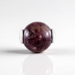 Ciondolo in argento con Lepidolite (MONOSONO COLLECTION)