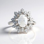 Anello in argento con Zircone (Adela Silber)