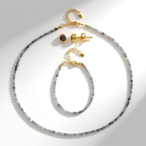 Parure in argento con Labradorite