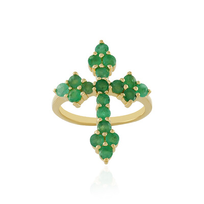 Anello in argento con Smeraldo Socoto