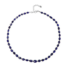 Collana in argento con Zaffiro Blu Bemainty