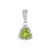Peridot Silver Pendant