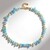 Collana in argento con Acquamarina Brasiliana (Riya)