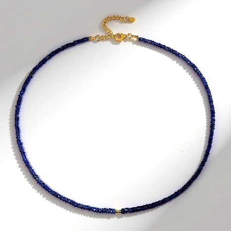 Collana in argento con Zaffiro Blu