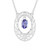 Collar en plata con Tanzanita (Ornaments by de Melo)