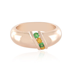 Bague en argent et Tsavorite de Tanzanie (Adela Silber)