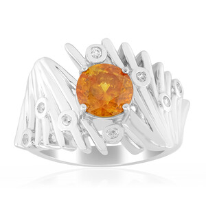 Sphalerite Silver Ring (de Melo Essence)