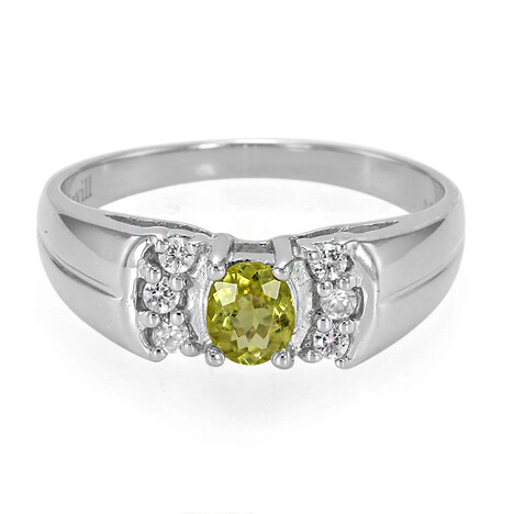 Kupfer-Turmalin-Silberring