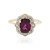 Magenta-Granat-Goldring