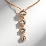 Collier en or et Morganite AAA