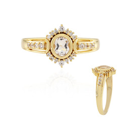 Anillo en plata con Petalita