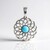 Pendentif en argent et Turquoise Sleeping Beauty (Ornaments by de Melo)