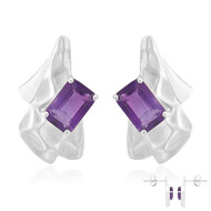 Uruguay-Amethyst-Silberohrringe (Pallanova)