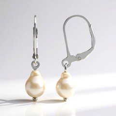 Orecchini in argento con Perla Akoya Blu Platino (TPC)