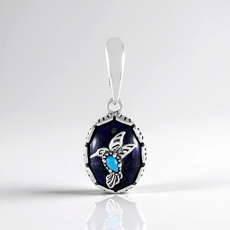 Ciondolo in argento con Sodalite (Desert Chic)