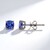 Boucles d'oreilles en or et Tanzanite AAA