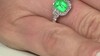 Anillo en oro con Esmeralda de Colombia (CIRARI)
