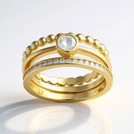 Anello in argento con Zircone (Adela Silber)
