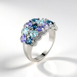 Bague en argent et Zircon de Ratanakiri