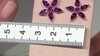 Pendientes en plata con Rodolita