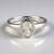 Anello in argento con Ametista Verde