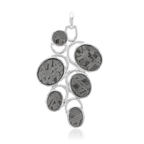 Ciondolo in argento con Meteoriti di Aletai